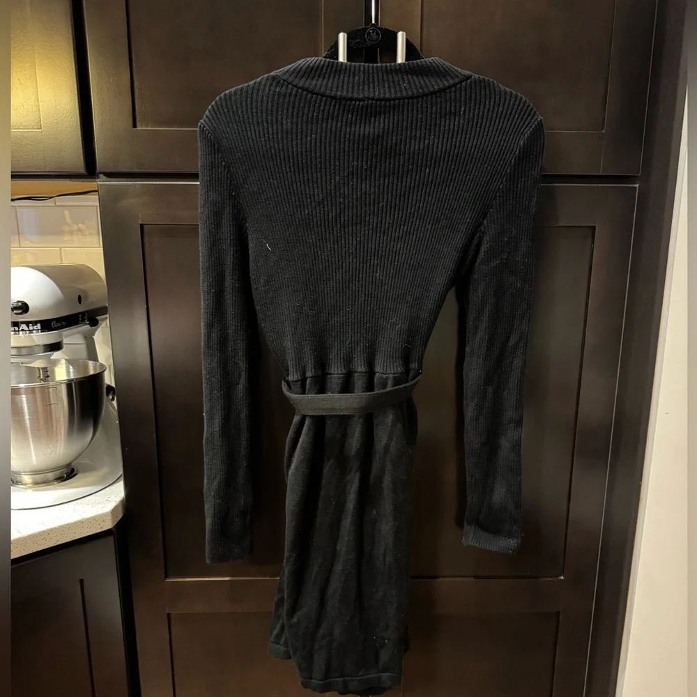 Free People French Girl Sweater Dress Black Size M - Picture 5 of 9